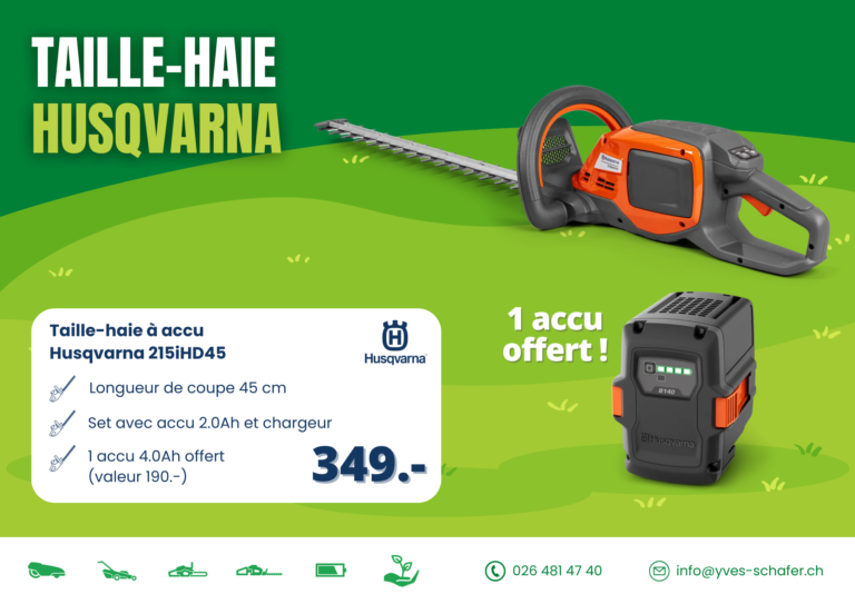 Taille-haie Husqvarna 349.-
